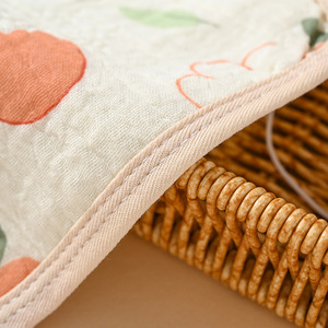 Toalla de gasa para bebé Jianmu, 25x25 cm, cuatro capas de algodón puro, transpirable, para recién nacidos y niños - Product Image 4