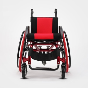 Silla de Ruedas Plegable Deportiva KSM-220, Silla de Ruedas Manual Ligera para Personas Mayores - Product Image 2