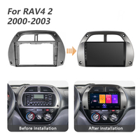 Quad-Core Radio Estéreo Android Audio Multimedia Pantalla táctil Coche Navegación automática para Toyota RAV4 2 CA20 CA20W XA20 2000-2003
