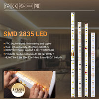 เทปไฟ Led ยืดหยุ่น5เมตรกันน้ำสำหรับห้องนอนตัวเรือนซิลิคอนสแควร์กันน้ำสีขาว140 Ip65 Ip66 Smd 2835