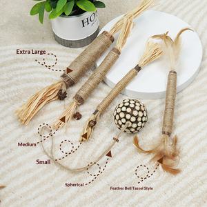 Jouet pour chat super grand en Polygonum Capsicum, bâton à mâcher résistant aux morsures, nettoyage des dents, saveur poulet, écologique en EVA pour animaux de compagnie - Product Image 4