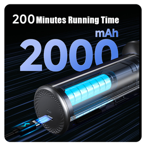 Electric <b>Razor</b> for Men 3D Floating Magnetic Detachable <b>Head</b> Type-C Charging LED Display 200+ Minutes Run Time IPX6 Waterproof - Product Image 6