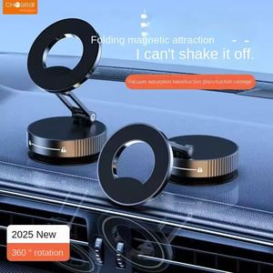 360 °   Support de téléphone magnétique rotatif pour voiture, nouveau modèle, fixation sur tableau de bord ou pare-brise, support de navigation automobile multi-scénarios - Product Image 2