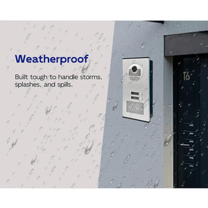 Système de vidéophone familial haute sécurité avec écran tactile 10,1 pouces, application Tuya, résistant à l'eau, pour immeubles multi-appartements - Product Image 5