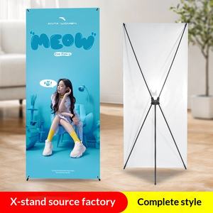 Expositor Vertical de Vinilo Estilo Coreano, <span class=keywords><strong>80x180</strong></span>, Azul, para Exteriores, Resistente a la Intemperie, Soporte Independiente para Carteles Publicitarios - Product Image 5