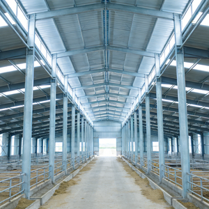 Serre d'élevage de haute qualité en acier galvanisé à chaud pour bovins, porcs, moutons et volailles, avec couche isolante - Product Image 5