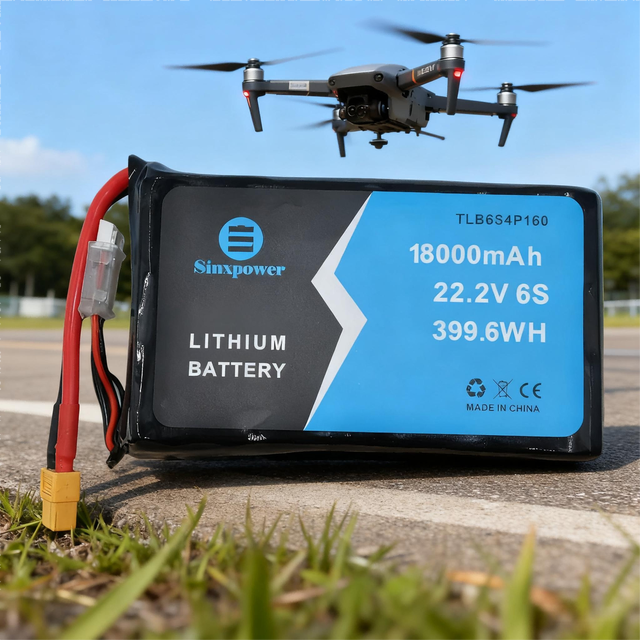 Sinxpower 2S 4S 6S4P Battery Pack INR21700 18000mah P45B Li-ion Solid State 10C High Performance for 7 10 Inch RC FPV Drone
