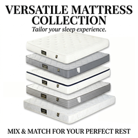 WINMAX Modernes Luxus-Bett aus Echtem Leder, Gepolstert, Komfortabel, King- und Queen-Size, Modular für Zuhause und Hotel V446, 1 Jahr Garantie
