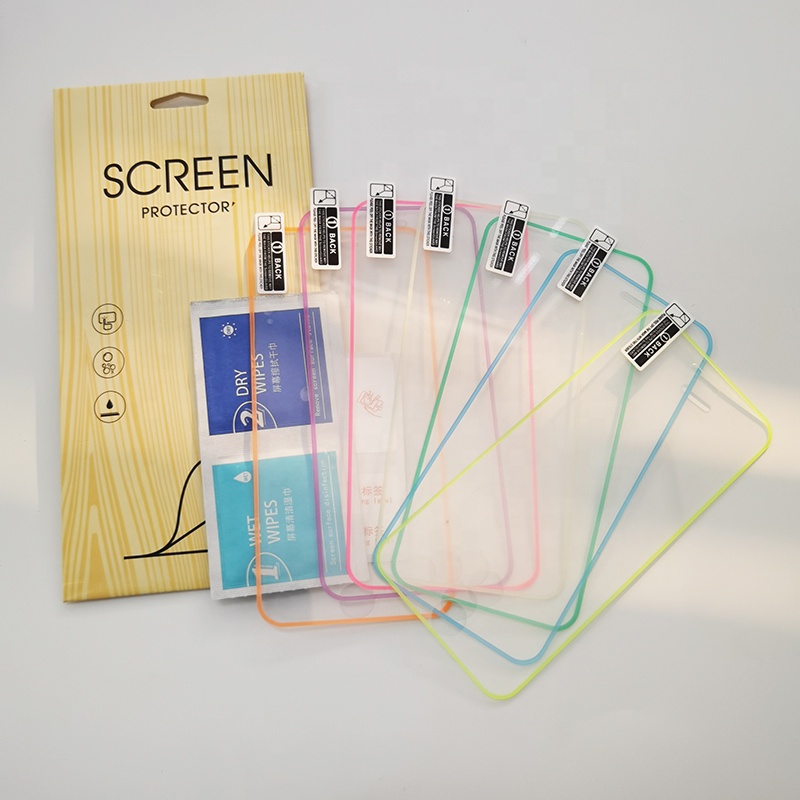 Закаленное стекло для защиты экрана с ночным освещением для iPhone 14 13 12 pro max HD Защитные пленки Аксессуары для мобильных телефонов