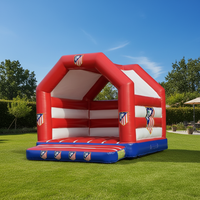 Moonwalk Commercial Gonflable Videur PVC Extérieur Adulte Saut Château Rose Bulle Blanc Mini Enfants Arc-En-Ciel Bounce Maison