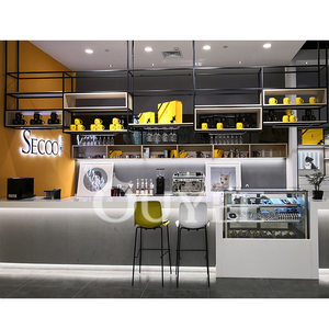 Coffee Shop Furniture Bubble Tea Shop Interior Design Coffee Bar Counters Cafe Kiosk Coffee Kiosk Counter Design For Sale