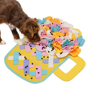 Tapis de renifflement pour chien, jouet interactif pour animaux de compagnie, tapis de distribution lente lavable pour gamelle de chien, tapis olfactif d'entraînement pour la recherche de nourriture - Product Image 1