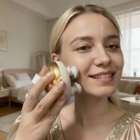 Appareil de massage facial rechargeable et étanche IPX7, masseur électrique du cuir chevelu pour la relaxation et la stimulation de la croissance des cheveux
