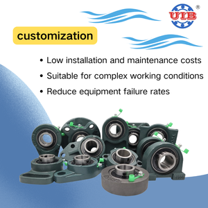 ตลับลูกปืน <span class=keywords><strong>UCP</strong></span> รุ่น UCP202 UCP204 UCP206 UCP208 UCP210 แบบสกรูยึด ขนาดรู 15-50 มม. สำหรับเครื่องซักผ้า อุปกรณ์สิ่งทอ เหล็ก - Product Image 2