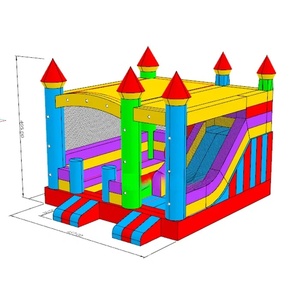Château Gonflable Commercial à Vendre : Toboggan et Structure de Saut pour Enfants – Idéal pour Fêtes et Jardins - Product Image 6