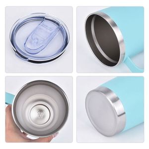 พิมพ์โลโก้ตามสั่ง แก้วน้ำเก็บความร้อนสุญญากาศเคลือบผง ขนาด 20 ออนซ์ และ 30 ออนซ์ แก้วน้ำสแตนเลสแบบพกพา - Product Image 5