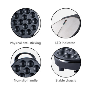 Draagbare <span class=keywords><strong>mini</strong></span> elektrische wafeltjesbak |   Huishoudelijke Nederlandse pannenkoekenmachine |   Afneembare platen ontbijtmaker fabrieksdirect verkoop - Product Image 5