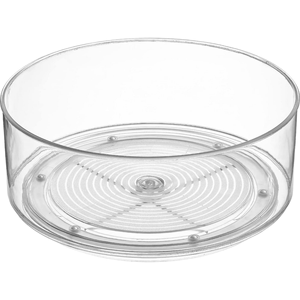 Round Plastic Turntable Food Storage Container for Kitchen Multifunctional rotating tray Condiment Rotating shelving