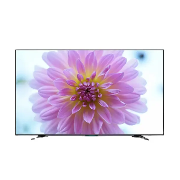 4 k Smart Android Cina TV, 43 50 55 65 40 pollice Nero Scatola di Imballaggio Altoparlanti Diretta LCD LED TV, europa mercato DVB-C TV-Tuner CI