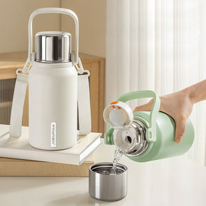 Termo de Acero Inoxidable 304 de Doble Pared, Botella de Agua Aislada al Vacío, Portátil para Viajes, Mantiene el Calor de 12 a 24 Horas - Product Image 3