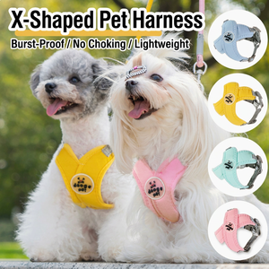 Arnés Acolchado en Forma de X para Perros, Ajustable, con Correa de Poliéster para Perros Pequeños, Medianos y Grandes - Product Image 2