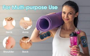 8 modos 19 engranajes Mini masajeador de mariposa para hombros piernas cuello masajeador de pulso electrónico - Product Image 2