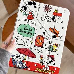 Cute Snoopy Cartoon iPad Case Shockproof Protective Cover for iPad Air5/6/7 iPad 9/<b>10</b> Gen Pro 11 <b>Inch</b> Apple <b>Tablet</b> - Product Image 4