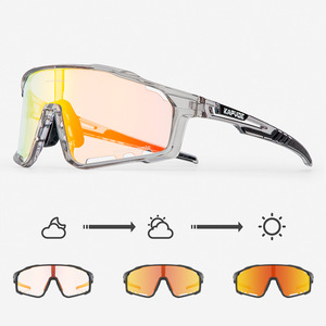 <span class=keywords><strong>KAPVOE</strong></span>-<span class=keywords><strong>Gafas</strong></span> de Sol para ciclismo, lentes <span class=keywords><strong>fotocromáticas</strong></span>, protección ocular, azul y rojo, para interior y exterior, 2025 - Product Image 4