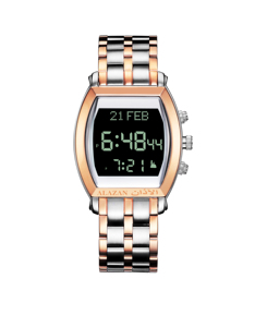 Azan Orologio Da Polso con Cinghia Lunga, direzione e di preghiera qibla compass promemoria, islamico digitale intelligente orologio - Product Image 5