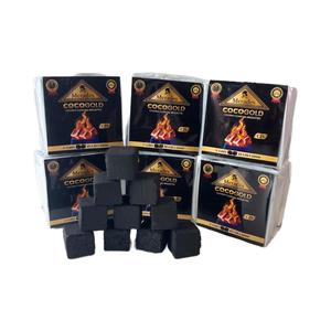 Coco Gold <b>Coconut</b> <b>Shell</b> Activated Charcoal High-End Clean-Burning Odorless BBQ Shisha Fuel for Exclusive Hospitality Venues - Product Image 6