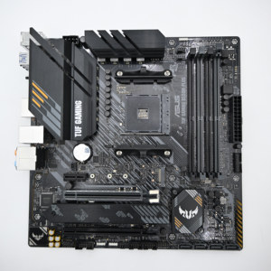 Placa base TUF GAMING B550M-PLUS B550M <span class=keywords><strong>B550</strong></span> AM4 AMD (Ryzen de 3.ª generación) M-ATX (PCIe 4.0, LAN de 2.5 Gb, 2*M.2, USB 3.2 Gen 2, AURA Sync) - Product Image 1