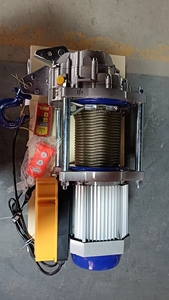 New Low Noise Aluminum Metal 110V-440V 0.5-5 Ton Wire Rope Lift <b>Hoist</b> Winch - Product Image 5