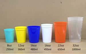 Gobelets en plastique réutilisables de 32 oz avec logo personnalisé, couvercles et pailles, prix de gros, commandes en gros, fournitures pour fêtes - Product Image 4