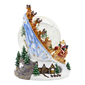 Productos de Navidad de moda Globos de nieve de recuerdo de Navidad de gama alta personalizados de 150mm - Product Image 6