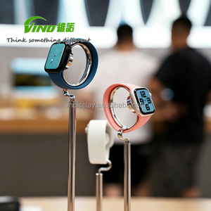 แท่นวางนาฬิกาแบบหลายช่องสำหรับร้านค้าปลีก, ที่วางนาฬิกาสำหรับเคาน์เตอร์, แท่นโชว์สมาร์ทวอทช์ระดับพรีเมียม - Product Image 4