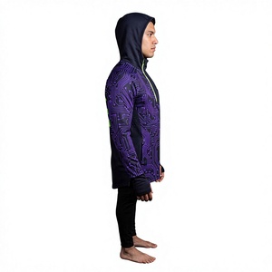 Directo de Fábrica, Personalizado, Top con Cremallera de 1/4 para Hombre, Estilo Casual, Corte Ajustado, Tejido de Sarga, Algodón/Bambú, Capa Intermedia - Product Image 3
