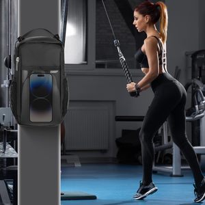 Custom Logo Neoprene Zipper <b>Strong</b> <b>Magnet</b> Magnetic Gym Pouch Water Bottle Holder Sleeve Bag for Sport Fitness Gym Bag Convenient - Product Image 2