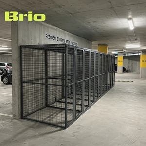 Cage de rangement en treillis métallique personnalisée <span class=keywords><strong>BRIO</strong></span> pour sous-sol d'appartement, stockage sécurisé de vélos, cage de rangement pour effets personnels - Product Image 2