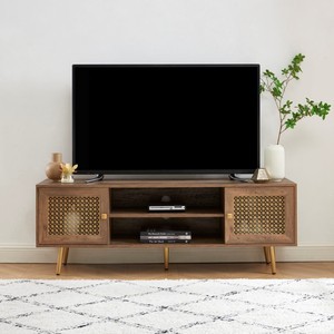 Consola multimedia de TV Keniel de 59 "de la mejor calidad, muebles rústicos de madera de roble manufacturados, precio al por mayor - Product Image 1