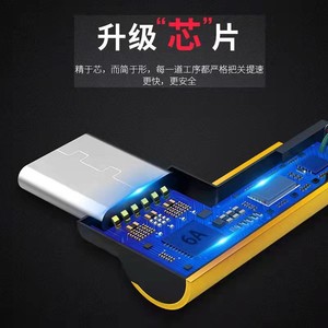 Cable de carga Redmi Gaming USB C a ángulo recto 120W para K50 Pro K40 Note11 Pro Amarillo - Product Image 4