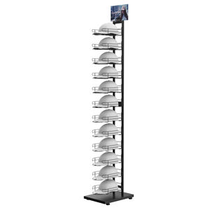 Présentoir de casquette de baseball sur pied en fil métallique à 12 niveaux personnalisable Présentoir de chapeau - Product Image 1