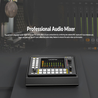 SHARK S6 AVMATRIX Mixeur/Commutateur vidéo et audio multi-formats 6 canaux & SDI avec écran LCD 5 pouces, streaming et enregistrement LAN USB-C