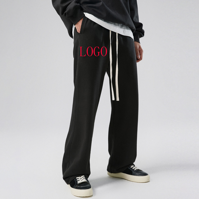 Custom Wide Leg Sweatpants Unisex Loose