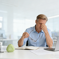 Appareil de méditation à suspendre au cou avec fonction de vibration pour la relaxation, le sommeil et la réduction du stress, bruit blanc, modèle BS102 Calmmate