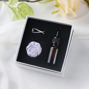 Rifornito di aromi profumati in gesso morsetto per sfiato auto deodorante per ambienti in ceramica fiore porcellana per la casa diffusore di olio essenziale di fragranza - Product Image 3
