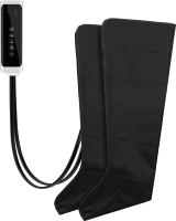Masseur de jambes à compression d'air avec chaleur, 3 modes, 3 intensités, 2 rallonges, enveloppements ajustables, pour le corps et les pieds