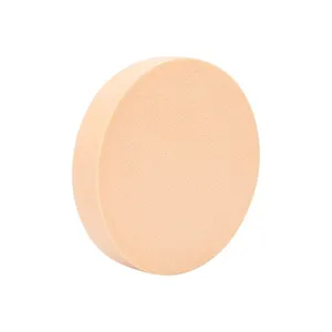 wholesale Beauty Cosmetic Circle Sponge nr/nbr Makeup Powder Puff with Round Flocking & Foam PUFF