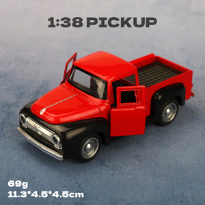 Modèle de voiture rétro classique vintage, camionnette en alliage, jouet de simulation - Product Image 5