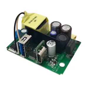 Design personalizzato 5 v2.1 2a amp 2 porta Usb caricatore Mobile a ricarica rapida Pcb Pcba Service Pcb Circuit Board