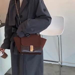 Nueva moda de moda, bolsos de cuero Pu, bolsos de lujo para mujer, bolso Vintage esmerilado, alas simples, bolso de hombro para mujer, precio bajo para mujer - Product Image 4